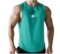 Canotte da corsa da uomo da spiaggia per allenamento atletico senza maniche 2026 canotte atletiche canotte sportive palestra canotta muscolare magliette estive basi larghe da uomo vacanza casual, BU1