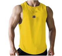 Canotte da corsa da uomo da spiaggia per allenamento atletico senza maniche 2026 canotte atletiche canotte sportive palestra canotta muscolare magliette estive basi larghe da uomo vacanza casual