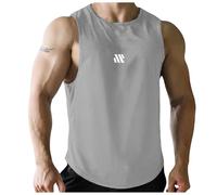 Canotte da corsa da uomo da spiaggia per allenamento atletico senza maniche 2026 canotte atletiche canotte sportive palestra canotta muscolare magliette estive basi larghe da uomo vacanza casual, GY1