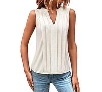 Canotte da Donna Senza Manica Sottogiacca Estiva Canotta Raso con Spalline Maniche Tank Basic Top a Costine Sportive Casual Canottiere per Estate, Festa, o Tempo Libero