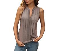 Canotte da Donna Senza Manica Sottogiacca Estiva Canotta Raso con Spalline Maniche Tank Basic Top a Costine Sportive Casual Canottiere per Estate, Festa, o Tempo Libero