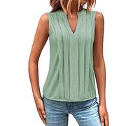 Canotte da Donna Senza Manica Sottogiacca Estiva Canotta Raso con Spalline Maniche Tank Basic Top a Costine Sportive Casual Canottiere per Estate, Festa, o Tempo Libero