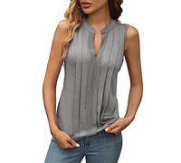 Canotte da Donna Senza Manica Sottogiacca Estiva Canotta Raso con Spalline Maniche Tank Basic Top a Costine Sportive Casual Canottiere per Estate, Festa, o Tempo Libero