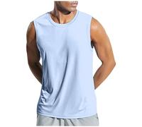 Canotte da uomo Atletico Plus Size Running Gym Solid Vacanza Camicia Atletica Sport Allenamento Canotte A-Shirt Camicia Muscolare 2026 Nozioni di base Loose Fit Mens Tank Top Beach Senza Maniche