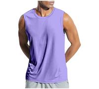 Canotte da uomo Atletico Plus Size Running Gym Solid Vacanza Camicia Atletica Sport Allenamento Canotte A-Shirt Camicia Muscolare 2026 Nozioni di base Loose Fit Mens Tank Top Beach Senza Maniche