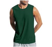Canotte da uomo Atletico Plus Size Running Gym Solid Vacanza Camicia Atletica Sport Allenamento Canotte A-Shirt Camicia Muscolare 2026 Nozioni di base Loose Fit Mens Tank Top Beach Senza Maniche