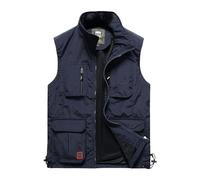 Canotte da uomo tinta unita tinta unita allenamento muscolare senza maniche leggero vestibilità ampia gilet casual estivo maglietta muscolare per sport lavoro canotta da uomo canotta intima, Blu navy