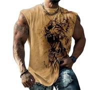 Canotte Palestra Uomo - Canotta Senza Manica Canottiere Traspirante Canotte Compressione da Uomo Fitness Bodybuilding Canottiera Allenamento Camicie Palestra Fitness Elasticizzato Canottiere