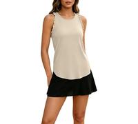 Canotte Sportive Leggere con Scollo a Giro per Le Donne I424