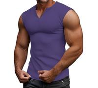 Canotte Uomo Cotone Sportive Palestra Canotte Traspirante Offerta Canotta Estive Elasticizzato Fitness Tank Top Leggero Nera Bianca Magliette Smanicata Corsa Gym Stringer Sport Canottiere