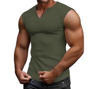 Canotte Uomo Cotone Sportive Palestra Canotte Traspirante Offerta Canotta Estive Elasticizzato Fitness Tank Top Leggero Nera Bianca Magliette Smanicata Corsa Gym Stringer Sport Canottiere