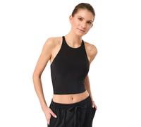 Canottiera corta con schiena incrociata donna Mandala Noir L