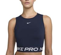 Canottiera corta da donna Nike Pro Dri-FIT Bleu XS