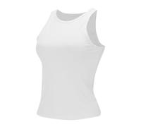 Canottiera Cotone Senza Manica Estiva Canottiere Sportive Traspirante Tank Top Donna Senza Cuciture Canotte Leggera Contenitiva Ad Asciugatura Rapida Shirt Casual Eleganti Allenamento Spalla Larga
