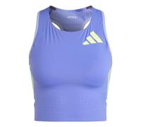 Canottiera da donna adidas Adizero Promo Bleu S