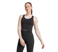 adidas Donna all Me Medium Support Tank Bra, Black, L