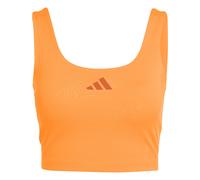Canottiera da donna adidas Optime Workout Twist Light Orange S