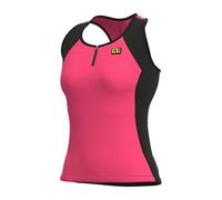 Ale Solid Color Block Sleeveless Jersey Rosa S Donna Fluor Pink
