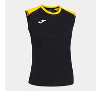 Joma Maglietta a Bretelle Eco Championship-Donna, Nero Giallo