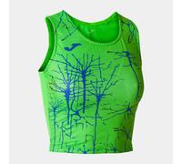 Joma Top Élite IX Maglietta, Verde Fluo, XXS Donna