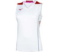 Canottiera da donna Mizuno Hex Rect Blanc L