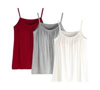 Canottiera da donna, taglie forti, morbida, senza maniche, comoda, per yoga, fitness, reggiseni, N, XXL