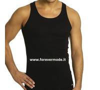 6 Canottiere da uomo Axiom a spalla larga in fresco filo di scozia art 6609