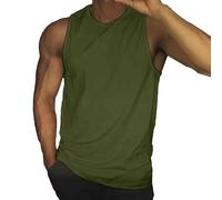 Canottiera da uomo in cotone, per palestra, corsa, senza maniche, leggera, non opaca, traspirante, per lo sport e l'asciugatura rapida, Ag., xxl