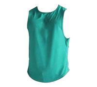 Canottiera da uomo senza maniche, estiva, casual, ad asciugatura rapida, atletica, leggera, per allenamento, corsa, palestra, sci, blu cielo, 3XL