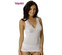 Canottiera donna con forma seno in filo di Scozia Vayolet 5068