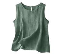 Canottiera Donna Cotone a Costine Bielastico Spalla Larga e Spalla Stretta Canotta Senza Maniche Canotta Imbottita di Base Aderente per Un Abbigliamento Casual Quotidiano Offerte Lampo del Giorno