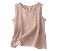 Canottiera Donna Cotone a Costine Bielastico Spalla Larga e Spalla Stretta Canotta Senza Maniche Canotta Imbottita di Base Aderente per Un Abbigliamento Casual Quotidiano Offerte Lampo del Giorno