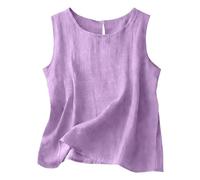 Canottiera Donna Cotone a Costine Bielastico Spalla Larga e Spalla Stretta Canotta Senza Maniche Canotta Imbottita di Base Aderente per Un Abbigliamento Casual Quotidiano Offerte Lampo del Giorno