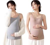 Canottiera Donna in Cotone con Coppe Imbottite Senza Reggiseno Top con Sostegno Integrato Comoda Intimo Donna per Casa e Uso Quotidiano Stile_b,l