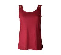RAGNO Canottiera Donna Spalla Larga con Spacchi Laterali Morbida Viscosa Articolo DT02T2, D42 Beet Red, Taglia 3