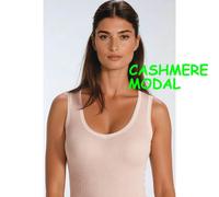 Canottiera donna spalla larga cashmere modal Egi 5120