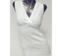 Canottiera donna spalla larga misto lana leggera GICIPI 105