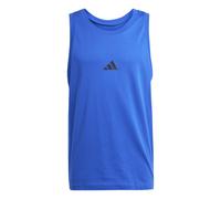adidas Uomo Essentials Small Logo Single Jersey Tank Top, Team Royal Blue/Black, XXL