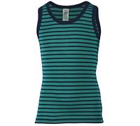 Engel - Kinder Achselhemd - Intimo lana merinos 128 turchese/blu
