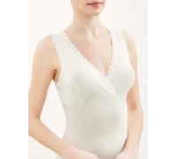 Canottiera incrocio con forma seno pura lana da donna spalla larga Ragno 41L4