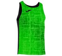 Joma101928.117.S Canotta Elite VIII Nera Verde Fluor