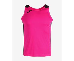 Canottiera Joma Record II spalline rosa nero - XS