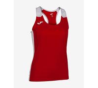 Canottiera Joma Record II spalline rosso bianco donna - XL