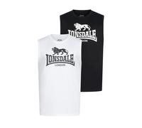 Canottiera Lonsdale Regular Fit Rolleston (x2) Noir L