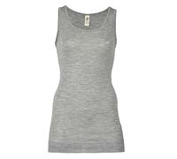 Canottiera lunga da donna in lana seta -col. grigio