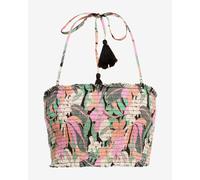 Canottiera Roxy Warm Waters verde cachi rosa arancio donna - S