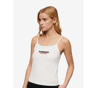 Canottiera Superdry Sportswear Logo bianco donna - S