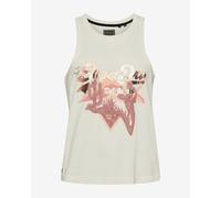 Canottiera Superdry Vintage Narrative bianco rosa donna - XXS