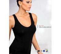 Canottiera top donna Egi a spalla larga in cotone modal elasticizzato art 1131