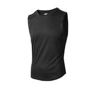 Canottiera Uomo Cotone Sport Canotta Fitness Estivo Spalla Larga Canotte Gym Bodybuilding Ad Asciugatura Rapida Muscolo Gilet Senza Maniche Palestra Allenamento Spiaggia Tank Top Leggero Traspirante